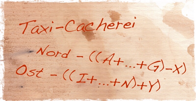 Taxi-Cacherei-Formel